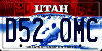 UT license plate D520MC