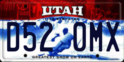 UT license plate D520MX