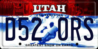 UT license plate D520RS