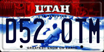 UT license plate D520TM