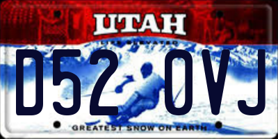 UT license plate D520VJ