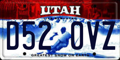 UT license plate D520VZ