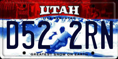 UT license plate D522RN