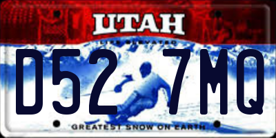 UT license plate D527MQ