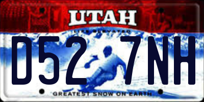 UT license plate D527NH