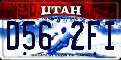 UT license plate D562FI
