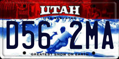UT license plate D562MA