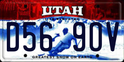 UT license plate D569OV