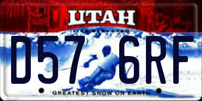 UT license plate D576RF