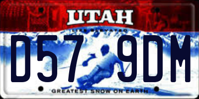 UT license plate D579DM
