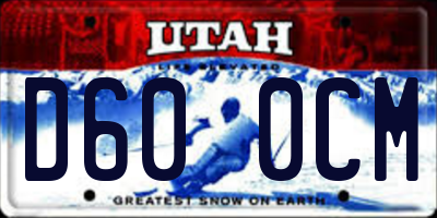 UT license plate D600CM