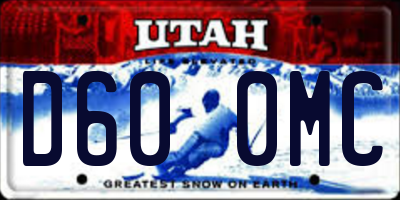 UT license plate D600MC