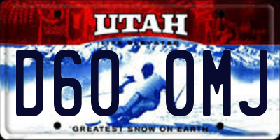 UT license plate D600MJ