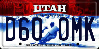 UT license plate D600MK
