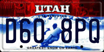 UT license plate D608PQ