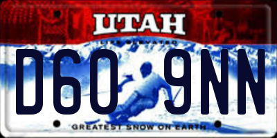 UT license plate D609NN