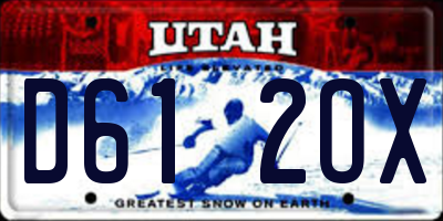 UT license plate D612OX