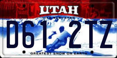 UT license plate D612TZ