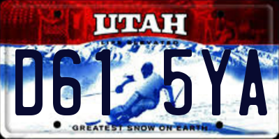 UT license plate D615YA