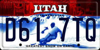 UT license plate D617TQ