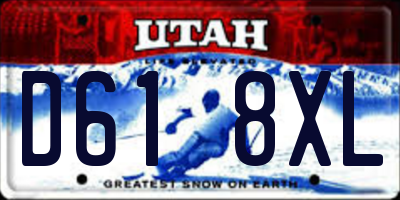 UT license plate D618XL