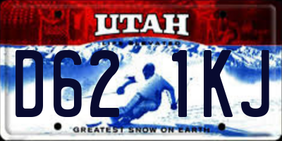 UT license plate D621KJ