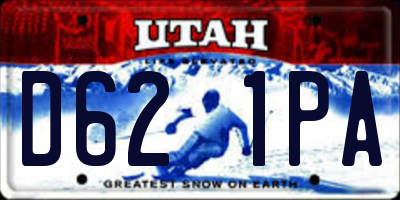 UT license plate D621PA