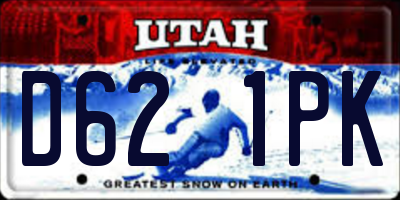 UT license plate D621PK