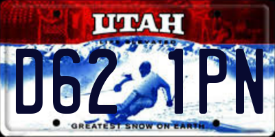 UT license plate D621PN