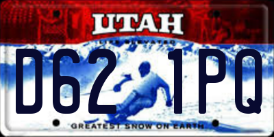 UT license plate D621PQ