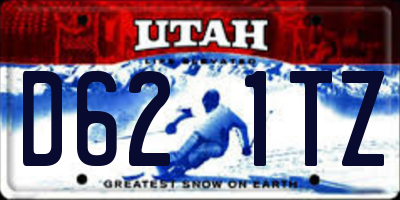 UT license plate D621TZ