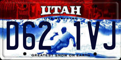 UT license plate D621VJ