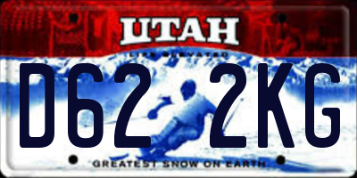 UT license plate D622KG
