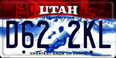 UT license plate D622KL