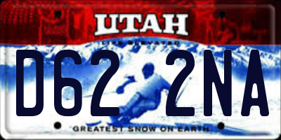 UT license plate D622NA