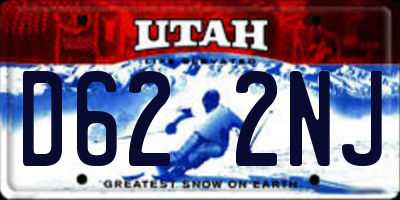 UT license plate D622NJ