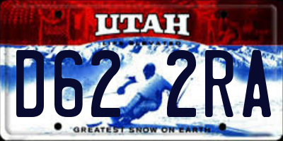 UT license plate D622RA