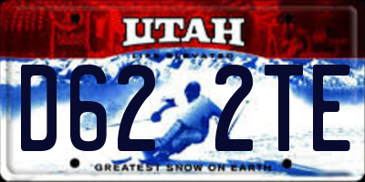 UT license plate D622TE