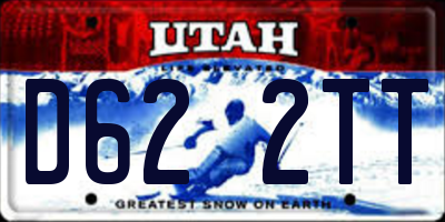 UT license plate D622TT