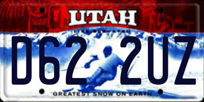 UT license plate D622UZ