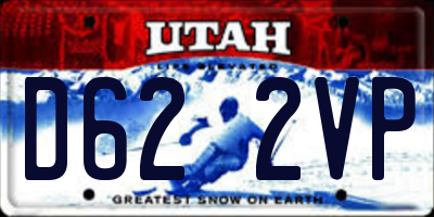 UT license plate D622VP