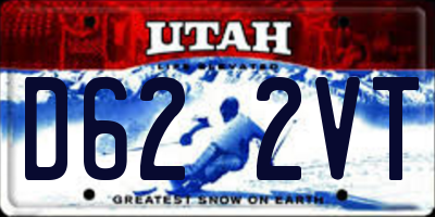 UT license plate D622VT
