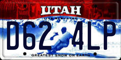 UT license plate D624LP