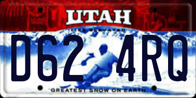 UT license plate D624RQ