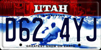 UT license plate D624YJ