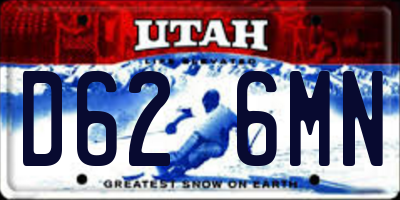 UT license plate D626MN