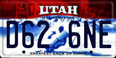 UT license plate D626NE