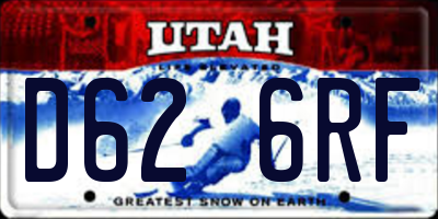 UT license plate D626RF