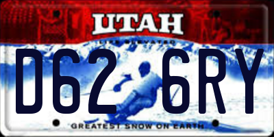 UT license plate D626RY