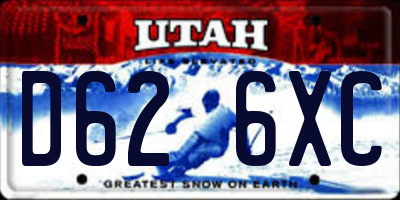 UT license plate D626XC